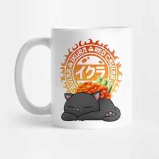 Chubby Cat Ikura Sushi Mug